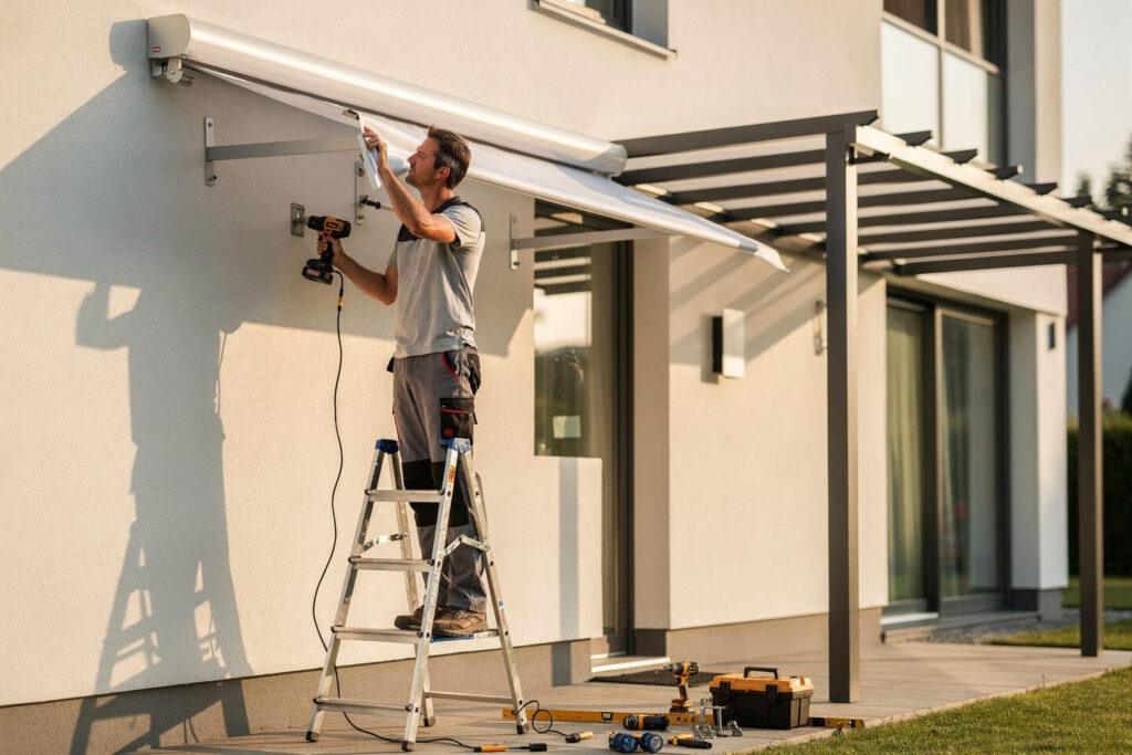 Fachgerechte Montage verschiedener Markisentypen