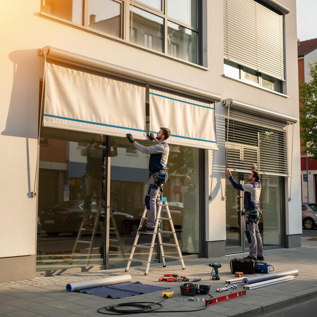 Gewerbliche Sonnenschutzsysteme – auf Ihre Branche abgestimmt