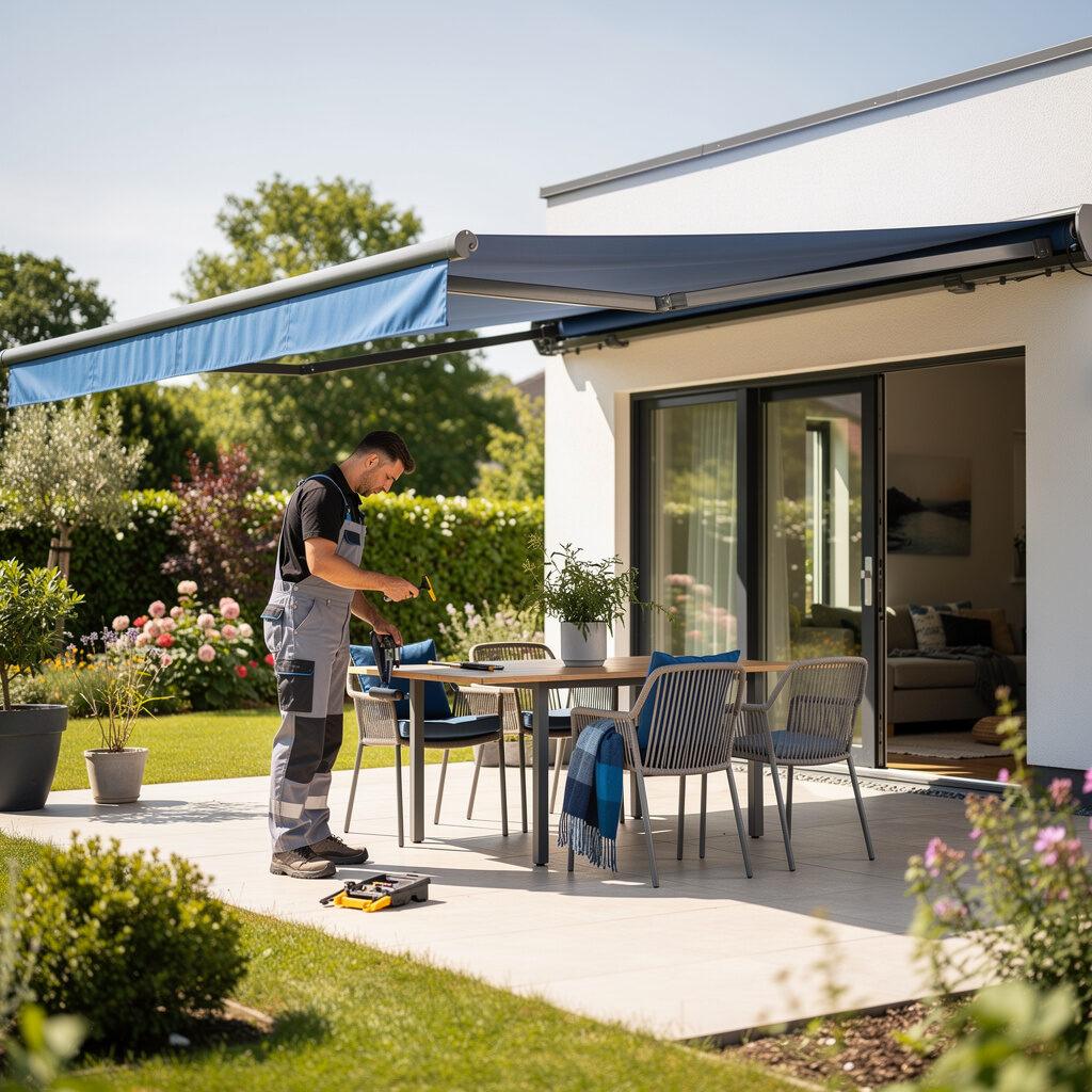 Markisen für private Terrassen und Gärten