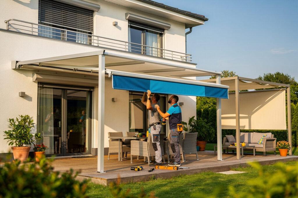 Markisenbauformen für Terrasse und Balkon