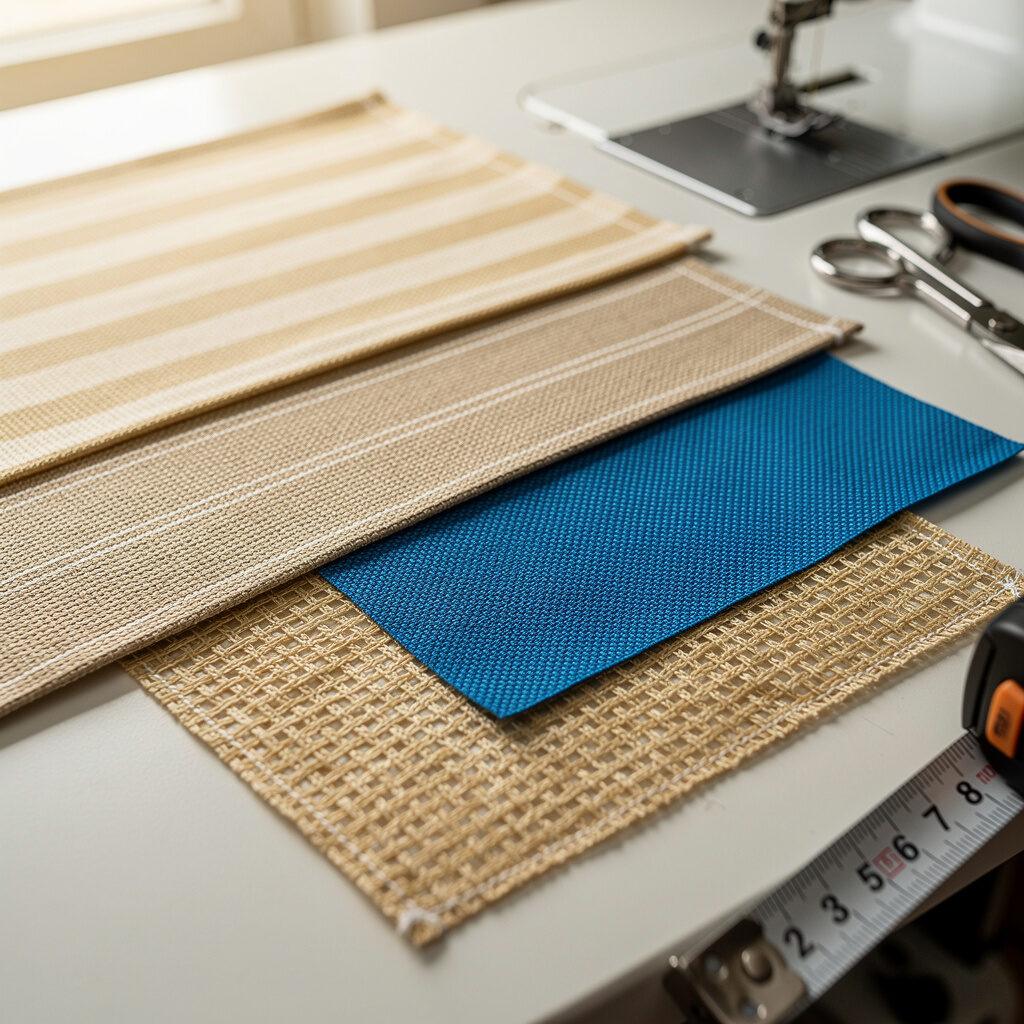 Materialien und Stoffe für Markisen und Sonnenschutz