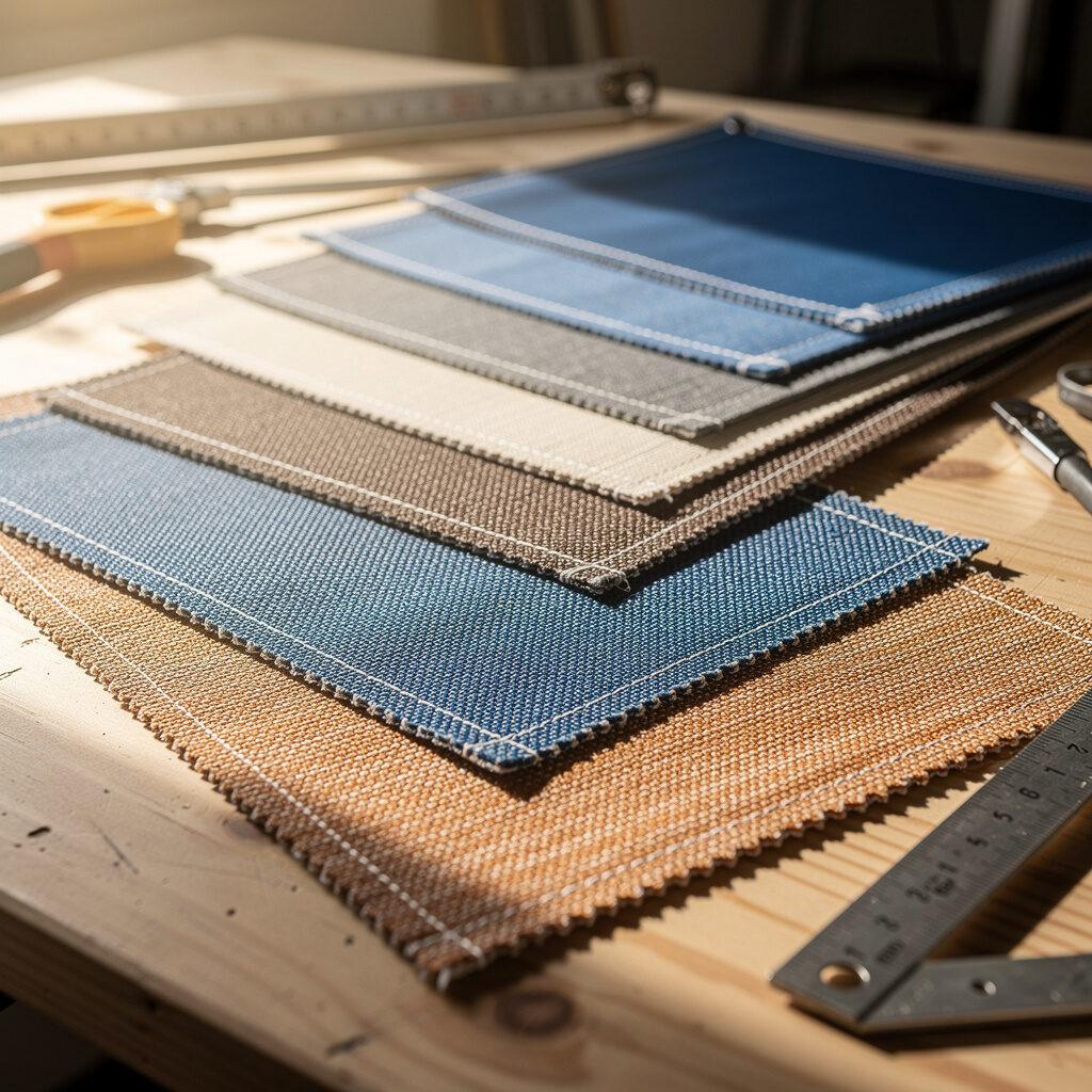 Materialien und Stoffe für Markisen und Sonnenschutz