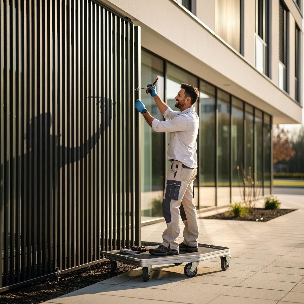 Sichtschutz für Gewerbeimmobilien: Effizienter Schutz und ansprechende Optik